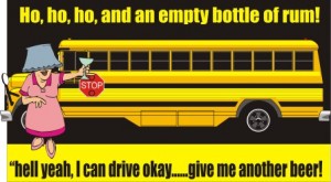 Drunk school bus driver
