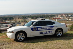 Faulkner County Sheriff patrol car Ark.
