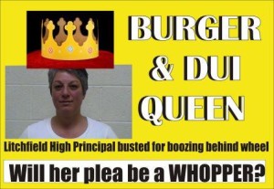 Litchfield High Principal busted at Burger King for DUI