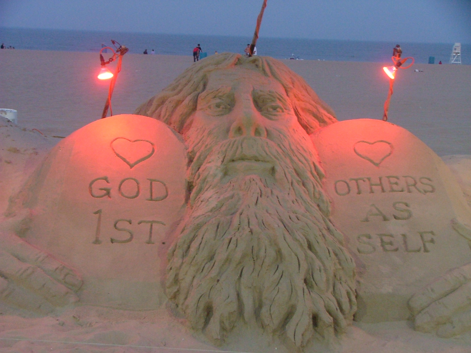 Ocean City sand sculpture