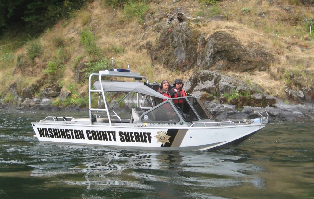 Washington County Ore Sheriff boat