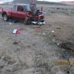 Guage Gray pickup rollover DUI fatal Klamath County Ore. courtesy of KDRV 