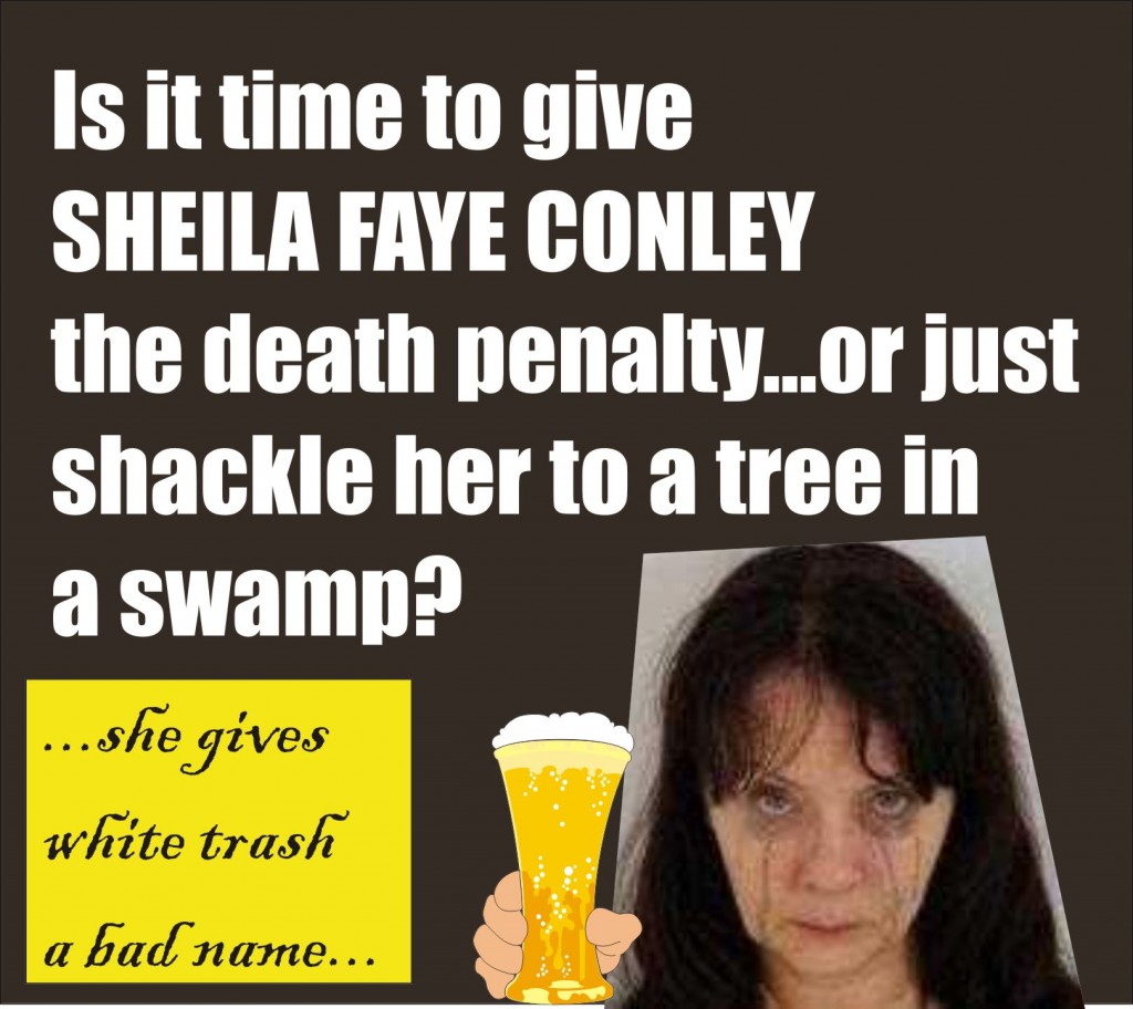 Sheila Faye Conley gives white trash a bad name 5th DUI 2 dead