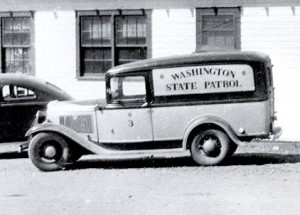 Washington State Patrol old car