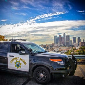 CHP patrol in LA