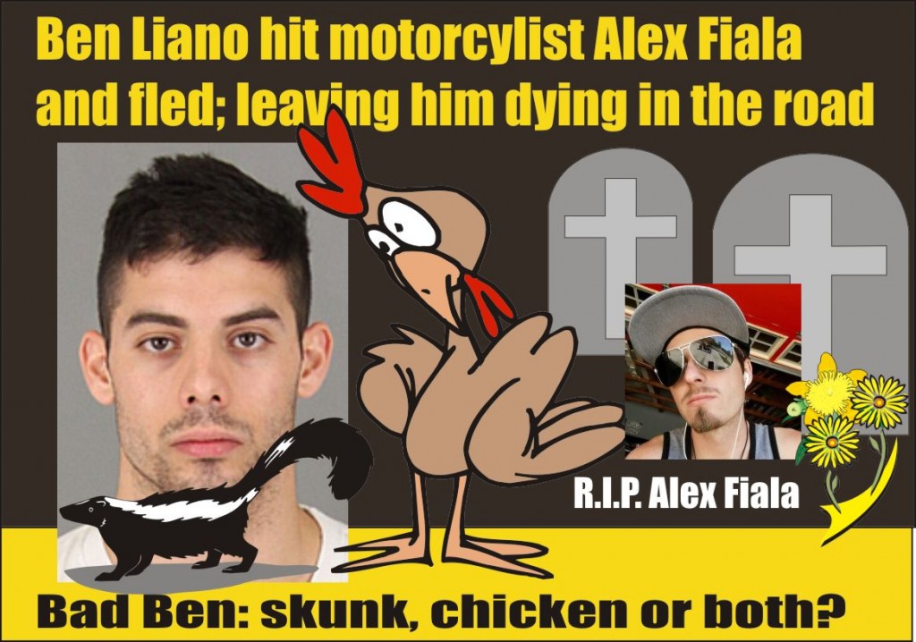 Ben Liano skunk chicken or both DUI killer in Temecula Calif 062915