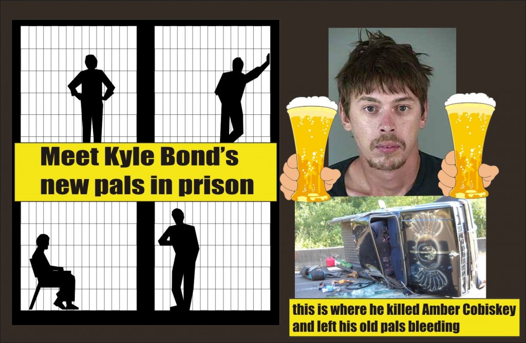Kyle Bond killed Amber Cobiskey in DUI booze cruise Lane County Oregon 071315