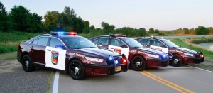 Minnesota State Police patrol cars